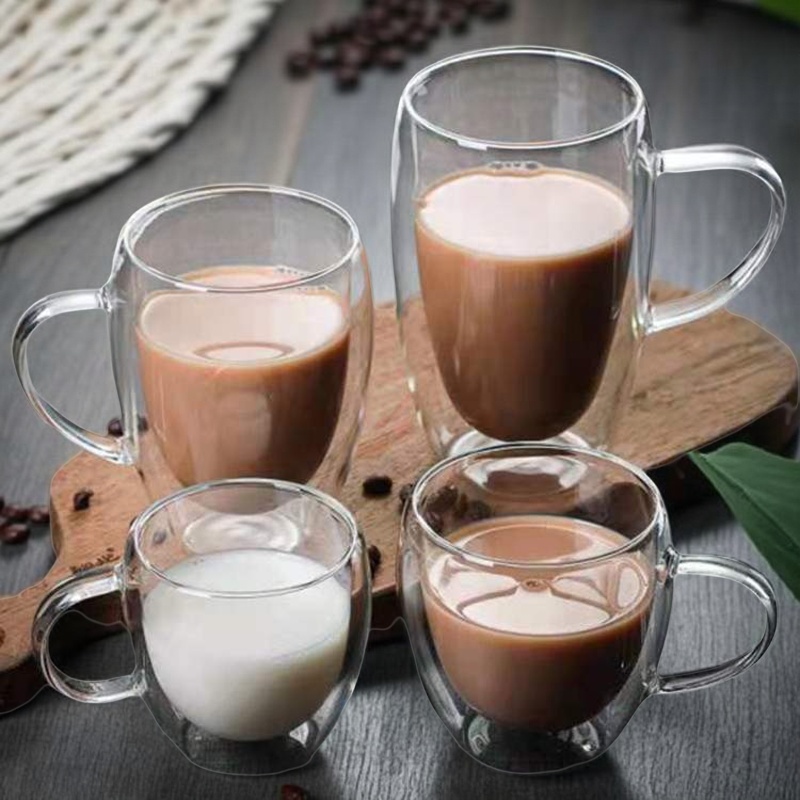 150/250/350/450ml Double Wall  - đánh giá và giá Espresso Shot Glass