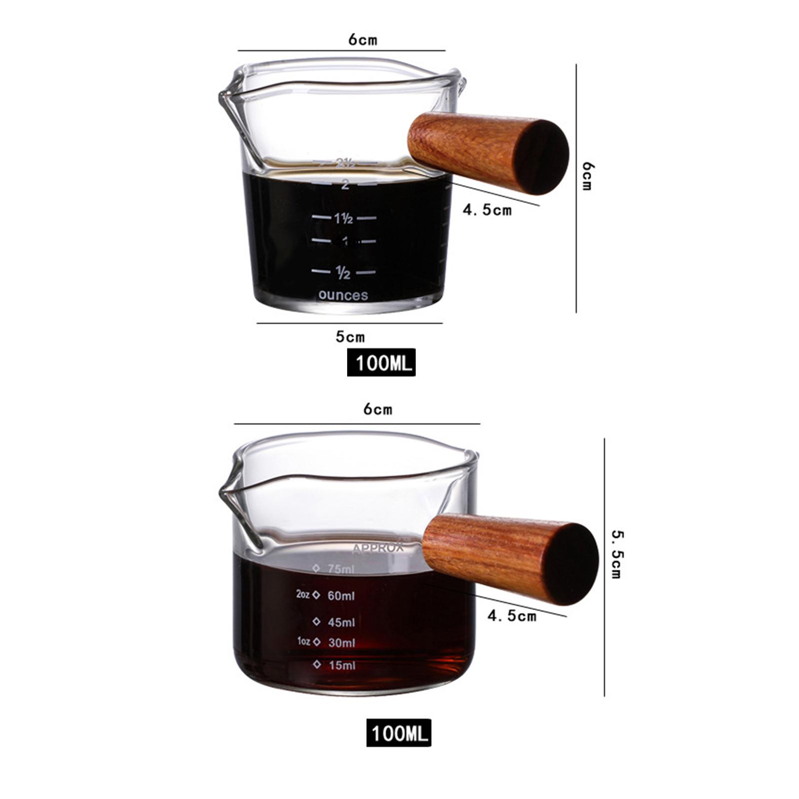 Double Spout Measuring Mug Cle - đánh giá và giá Espresso Shot Glass